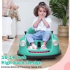 12V 2-Speeds Electric Ride On Bumper Car for Kids Toddlers, 360 Degree Spin Sticker Baby Bumping Toy Gifts W/Remote Control, LED Lights, for 3-8 - 2 of 4