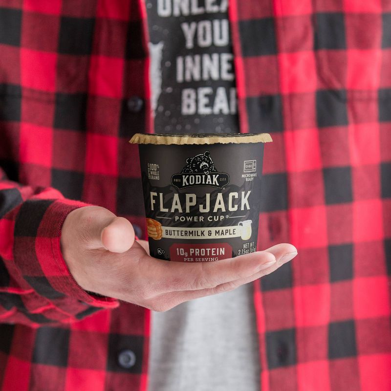 Kodiak Cakes Protein-Packed Single-Serve Flapjack Cup Buttermilk &#38; Maple - 2.15oz, 6 of 16