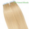 Jessie's Wig 16-26 Inch Tape In Hair Extensions 50g For Women Thin Hair Straight #24 Natural Blonde 20 Pcs/Pack - 3 of 4