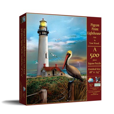 Sunsout Pigeon Point Lighthouse 500 Pc Jigsaw Puzzle 28847 : Target