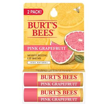 Burt's Bees Moisturizing Lip Balms 2 Pack - Pink Grapefruit 2 Pack(S)