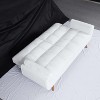 DOMETOUR 75 Inch Corduroy Loveseat Convertible Sofa, Adjustable Backrest Sofa Bed Sleeper for Living Room Bedroom Furniture - 3 of 4