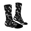 Barber Hair Stylist Love Women Printed Crew Socks Funny Funky Socks Soft Polyester Novelty Gifts for Artists Men - 3 of 4