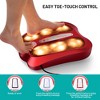 Costway Foot Massager with Shiatsu Heated Electric Kneading Foot & Back Massager - 2 of 4