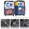 Lyngins 20/24/28 Inch 3PCs Hardside Luggage Sets with TSA Lock,Spinner Wheel Carry on Luggage,Anti-Scratch Lightweight Suitcase Sets for Family - 2 of 4