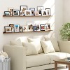 Attop 8x10 Picture Frame Set of 4, Display Pictures 5x7 with Mat or 8x10 without Mat, Engineered Wood with Shatter Resistant Plexiglass Black - 3 of 4