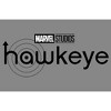 Boy's Marvel Hawkeye Black and White Logo Performance Tee - 2 of 4