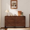 6 & 7 Drawer Dresser for Bedroom, Wood Dresser with Large Storage Drawers, Modern Curved Angle Clothes Organizer for Closet - 2 of 4