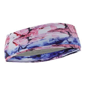 Unique Bargains Flexible Sport Headband Pink Purple 1 Pc - 1 of 4