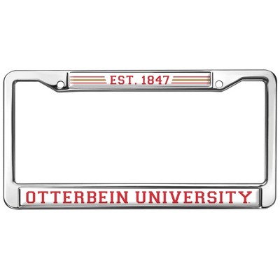 Otterbein University Full Size Standard License Plate Metal Frame