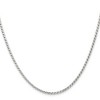 Black Bow Jewelry 2.5mm Stainless Steel Spiga Link Chain Necklace - 3 of 4