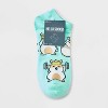 Women's Workout Hamsters Low Cut Socks - Aqua Blue 4-10 - 2 of 3