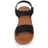Allegra K Women's Crisscross Straps Open Toe Ankle Strap Flat Sandals - 3 of 4