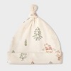 Baby Winnie the Pooh Swaddle and Hat Set - Cloud Island™ Khaki 0-3M - 2 of 4