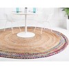 Unique Loom Braided Jute Manipur Border Indoor Braided Area Rug - 4 of 4
