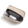 U Brands 8"x5.25" Dual Zip Corduroy Tech Organizer Sand - 3 of 4