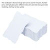 Unique Bargains Paper Mini DIY Gift Double-sided Blank Index Flash Cards 200 Pcs - 4 of 4