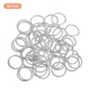 Unique Bargains Metal Twisted Open O-ring Connectors for DIY Bracelet Necklaces 50 Pcs - 3 of 4