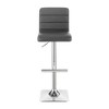Simple Relax Set of 2 Adjustable Bar Stools with Metal Footrest - 3 of 4