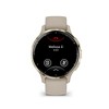 Garmin Venu 3S GPS Smartwatch Gold Steel Bezel w/French Gray Case + Accessories Kit - 4 of 4