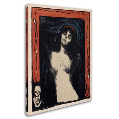 Trademark Fine Art -Edvard Munch 'Madonna 2' Canvas Art