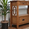 Mshliw 36 Inch Farmhouse Pine Wood Console Table with 4 Drawers and Storage Shelf Entryway Sofa Table for Living Room Bedroom Hallway Kitchen - 4 of 4