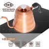 OPUX Gooseneck Pour Over Coffee Kettle with Thermometer, Premium Grade Stainless Steel Drip Kettle for Home Brewing Tea Barista, 40 fl oz - 3 of 4
