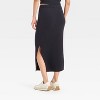 Women's Leisure Studio French Terry Midi Pencil Skirt - Universal Thread™ - 2 of 3