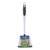Clorox Toilet Plunger and Bowl Brush Combo Set with Caddy, 6.75" x 7" x 19.5", white/gray, pack of 2 - 4 of 4