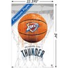 Trends International NBA Oklahoma City Thunder - Drip Basketball 21 Unframed Wall Poster Prints - 3 of 4