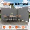 VEVOR Retractable Side Awning, 79''x 236'' Outdoor Privacy Screen,180g Polyester Water-proof Retractable Patio Screen - 3 of 4