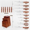 VAVSEA Knife Block Set, 16 Pieces Kitchen Knife Set with Block, Stainless Steel Knife Set for Gift - 2 of 4