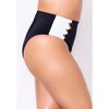Swimsuits for All Women's Plus Size High Waist Color Block Swim Brief - 4 of 4