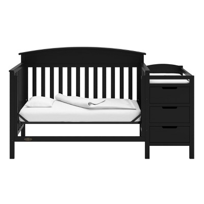 Black Pine 4-in-1 Convertible Crib and Changer