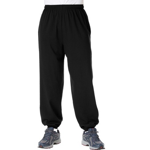 Mens cotton sweatpants with elastic cuffs online