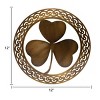 Slickblue Celtic Metal Wall Art – 12" Round Hanging Decor in 8 Irish Designs & 4 Finish Options for Home - 4 of 4
