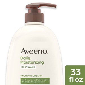 Aveeno Daily Moisturizing Body Wash with Soothing Oat - 33 fl oz - 1 of 4