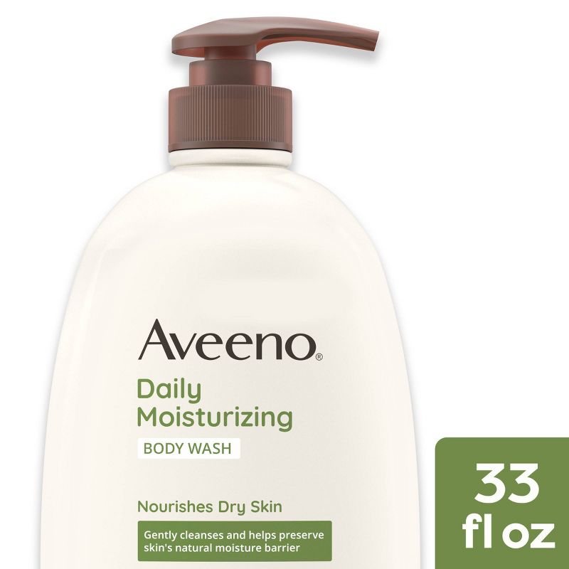 Aveeno Daily Moisturizing Body Wash with Soothing Oat - 33 fl oz, 1 of 10