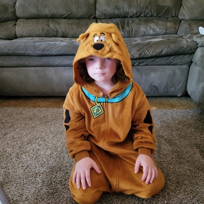 Scooby Doo Costume Kids Union Suit Sleeper Pajamas Target