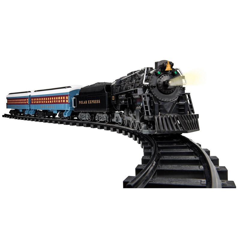 Lionel Trains 12 Pieec Straight Train Tracks & 711803 The Polar Express Battery Powered Ready to Play Model Train Set with Remote, 3 of 7