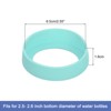 Unique Bargains Silicone Protective Water Bottle Bottom Boot for 65mm 4 Pcs - 2 of 4