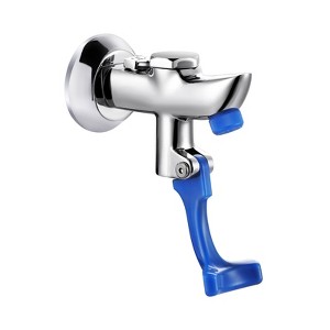 WOWOW Wall Mounted Pot Filler Push Back Glass Filler Faucet for Bar, Diner, Cafe in Polished Chrome - 1 of 4