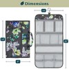 PAVILIA Hanging Toiletry Bag Women Men, Travel Kit Foldable Waterproof Organizer, Roll up Cosmetics Makeup Essentials Jewelry Case - 3 of 4