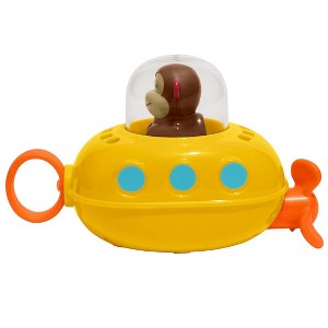 Pull & Go Monkey Submarine Bath Toy, Self-Propeled Water Play for Babies and Toddlers - 1 of 4