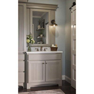 Champagne Bronze Transitional 7.5" Wall Sconce with Ambient Light