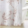 CAVINAS Burnout Printed Shower Curtain, Bathroom Water-Resistant Curtain with 12 Reinforced Button Holes & Easy-Care Machine-Washable Fabric - 2 of 4