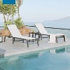 Summit Adventure Outdoor Chaise Lounge Chair - Foldable Aluminum Recliner 5 Positions, No Assembly Needed for Pool/Beach - 2 of 4
