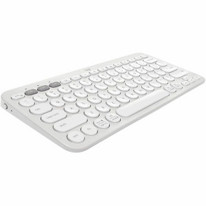 Logitech Pebble Keys Bluetooth Wireless Keyboard Tonal White 920-011776 - 1 of 4