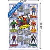 Trends International Marvel Comics - Action Figures Framed Wall Poster Prints - 3 of 4