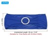 Unique Bargains Polyester Wedding Decoration Stretch Chair Sashes Bows 10 Pcs - 2 of 4